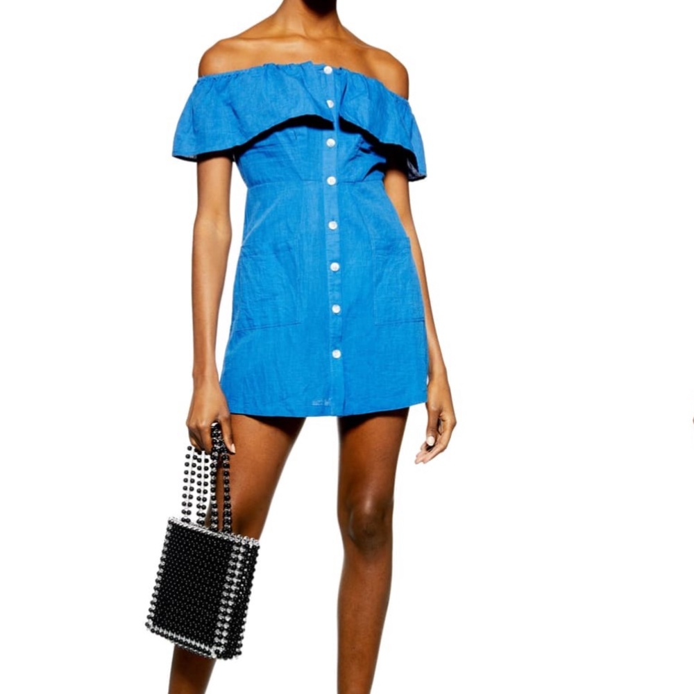 Topshop Cobalt Dress